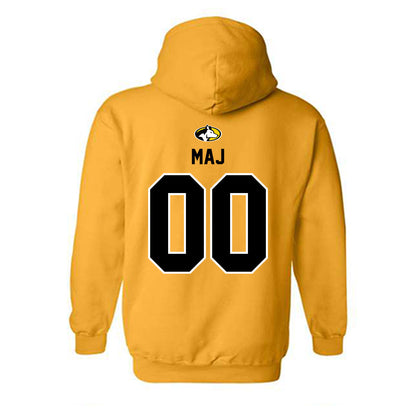 Michigan Tech - NCAA Football : Max Maj - Generic Shersey Hooded Sweatshirt-1