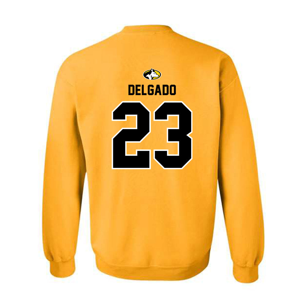 Michigan Tech - NCAA Football : Samuel Delgado - Generic Shersey Crewneck Sweatshirt-1