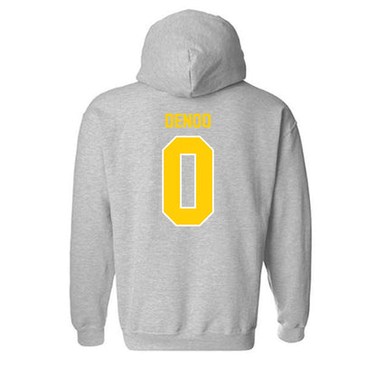 Michigan Tech - NCAA Football : Edem Denoo - Generic Shersey Hooded Sweatshirt-1