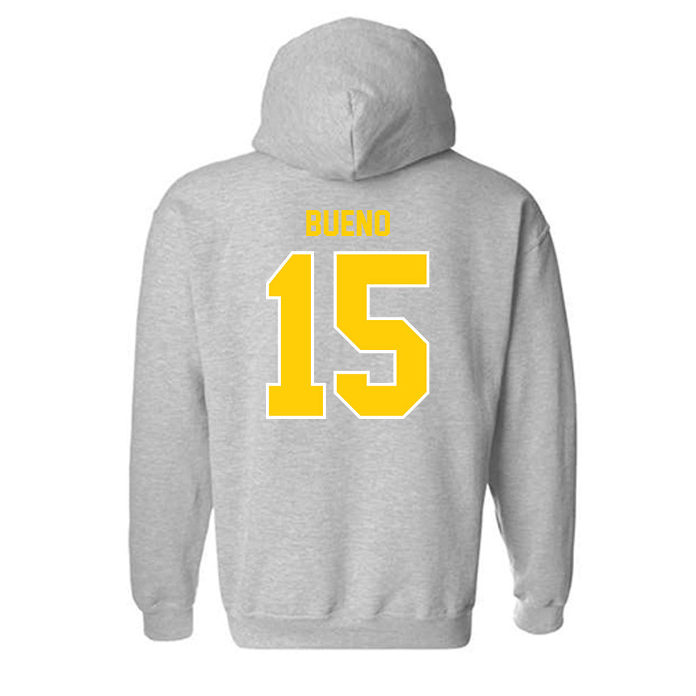 Michigan Tech - NCAA Football : Alex Bueno - Generic Shersey Hooded Sweatshirt-1