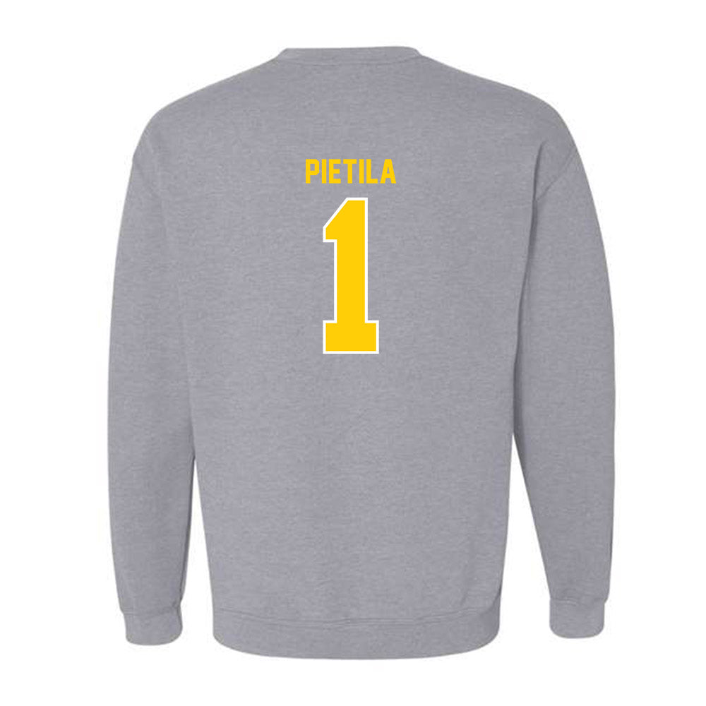 Michigan Tech - NCAA Women's Basketball : Abbie Pietila - Generic Shersey Crewneck Sweatshirt-1