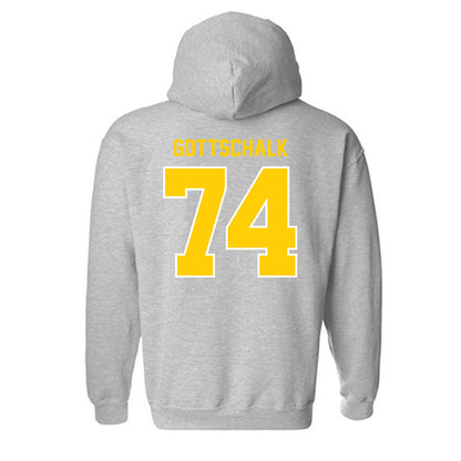 Michigan Tech - NCAA Football : Chris Gottschalk - Generic Shersey Hooded Sweatshirt-1