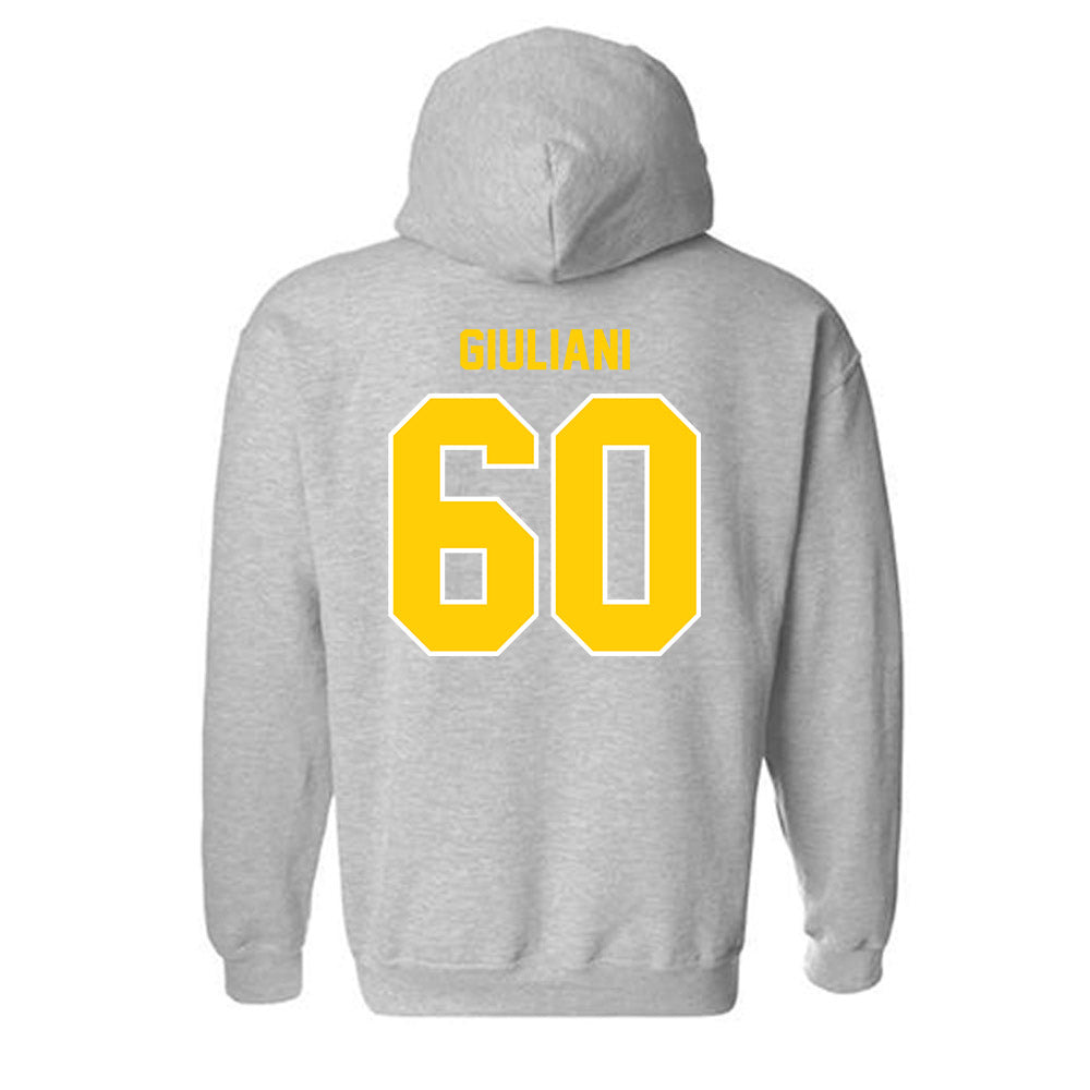 Michigan Tech - NCAA Football : Kevin Giuliani - Generic Shersey Hooded Sweatshirt-1