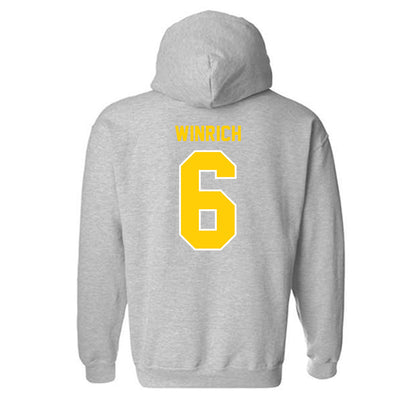 Michigan Tech - NCAA Women's Soccer : Ryley Winrich - Generic Shersey Hooded Sweatshirt