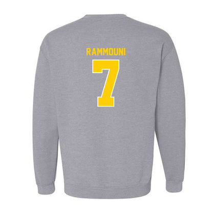 Michigan Tech - NCAA Football : Adam Rammouni - Generic Shersey Crewneck Sweatshirt-1
