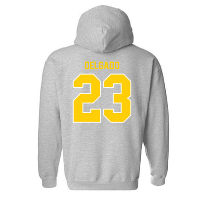 Michigan Tech - NCAA Football : Samuel Delgado - Generic Shersey Hooded Sweatshirt-1