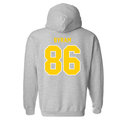 Michigan Tech - NCAA Football : Connor Byram - Generic Shersey Hooded Sweatshirt-1