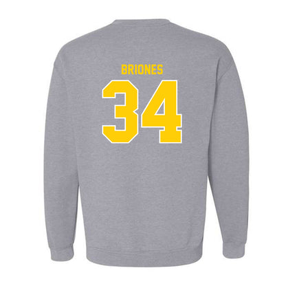 Michigan Tech - NCAA Football : Connor Briones - Generic Shersey Crewneck Sweatshirt-1