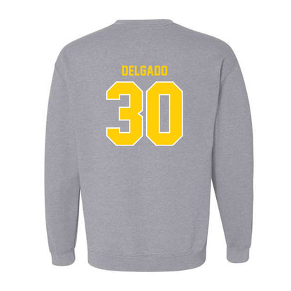 Michigan Tech - NCAA Football : Samuel Delgado - Generic Shersey Crewneck Sweatshirt-1