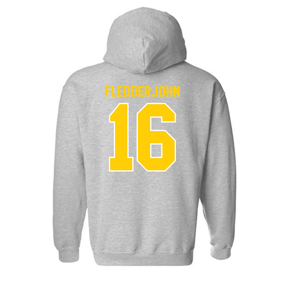 Michigan Tech - NCAA Women's Volleyball : Julia Fledderjohn - Generic Shersey Hooded Sweatshirt-1