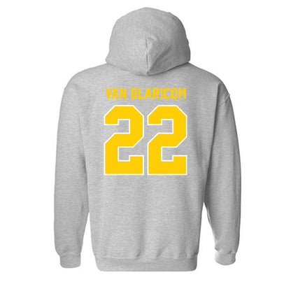 Michigan Tech - NCAA Men's Ice Hockey : Matthew Van Blaricom - Generic Shersey Hooded Sweatshirt-1