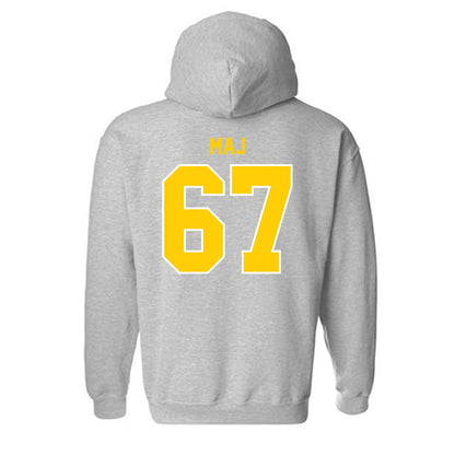 Michigan Tech - NCAA Football : Max Maj - Generic Shersey Hooded Sweatshirt-1