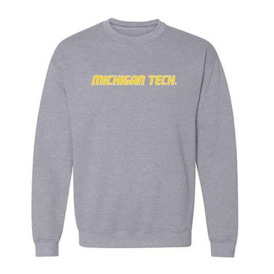 Michigan Tech - NCAA Football : Henry Crumlett - Generic Shersey Crewneck Sweatshirt-0