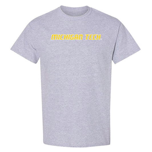 Michigan Tech - NCAA Men's Basketball : Garrett Spielman - Generic Shersey T-Shirt-0