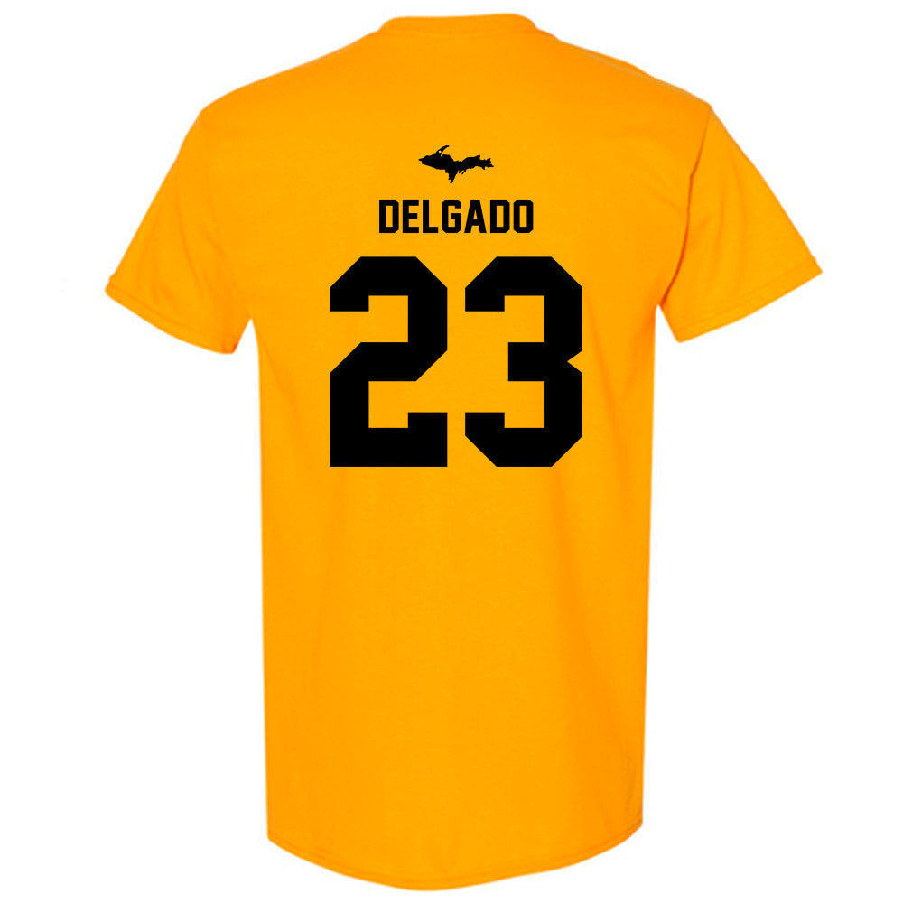 Michigan Tech - NCAA Football : Samuel Delgado - Generic Shersey T-Shirt-1