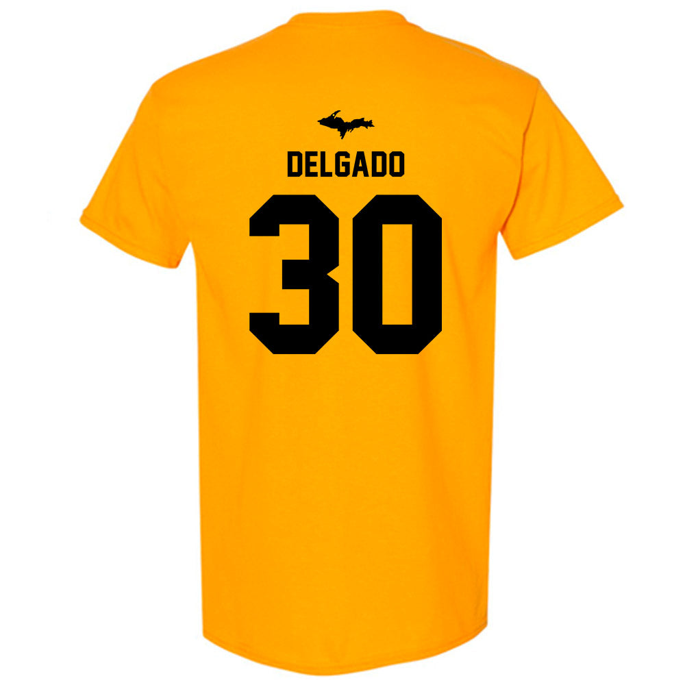 Michigan Tech - NCAA Football : Samuel Delgado - Generic Shersey T-Shirt-1