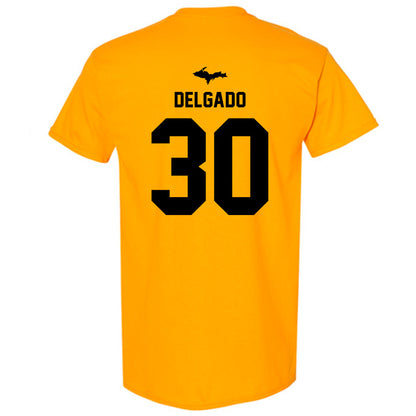 Michigan Tech - NCAA Football : Samuel Delgado - Generic Shersey T-Shirt-1