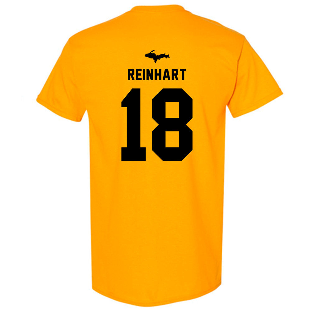 Michigan Tech - NCAA Men's Ice Hockey : Noah Reinhart - Generic Shersey T-Shirt-1