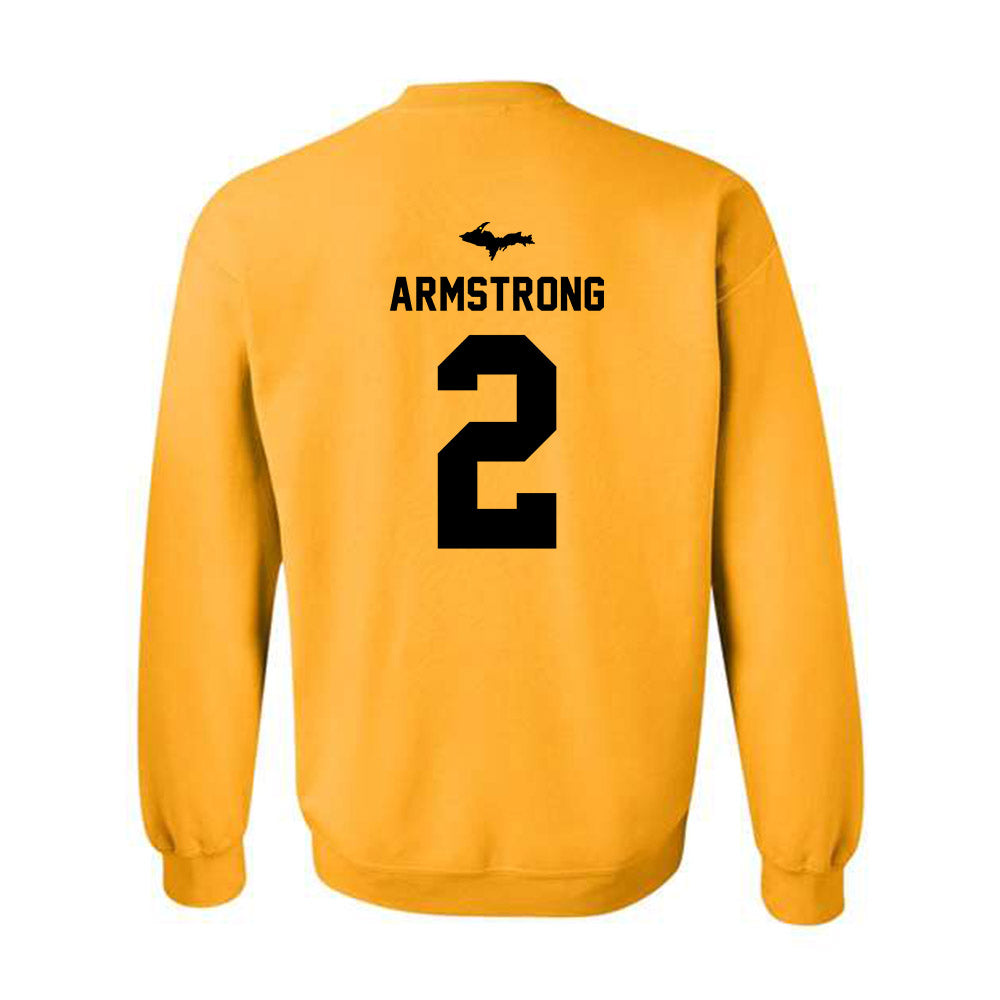 Michigan Tech - NCAA Women's Soccer : Brooke Armstrong - Generic Shersey Crewneck Sweatshirt-1