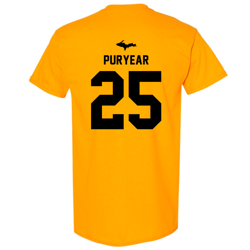 Michigan Tech - NCAA Women's Soccer : Ak Puryear - Generic Shersey T-Shirt-1