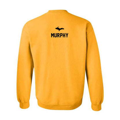 Michigan Tech - NCAA Football : Cole Murphy - Generic Shersey Crewneck Sweatshirt-1