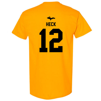 Michigan Tech - NCAA Men's Basketball : Ethan Heck - Generic Shersey T-Shirt