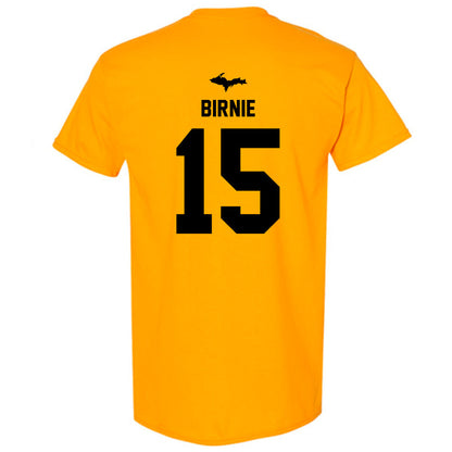 Michigan Tech - NCAA Men's Ice Hockey : Carson Birnie - Generic Shersey T-Shirt-1