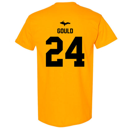 Michigan Tech - NCAA Men's Ice Hockey : Rylan Gould - Generic Shersey T-Shirt-1