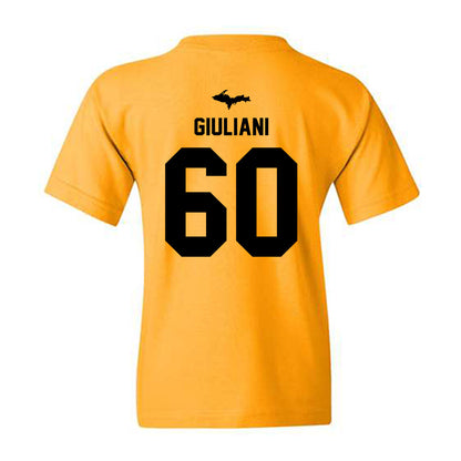 Michigan Tech - NCAA Football : Kevin Giuliani - Generic Shersey Youth T-Shirt-1