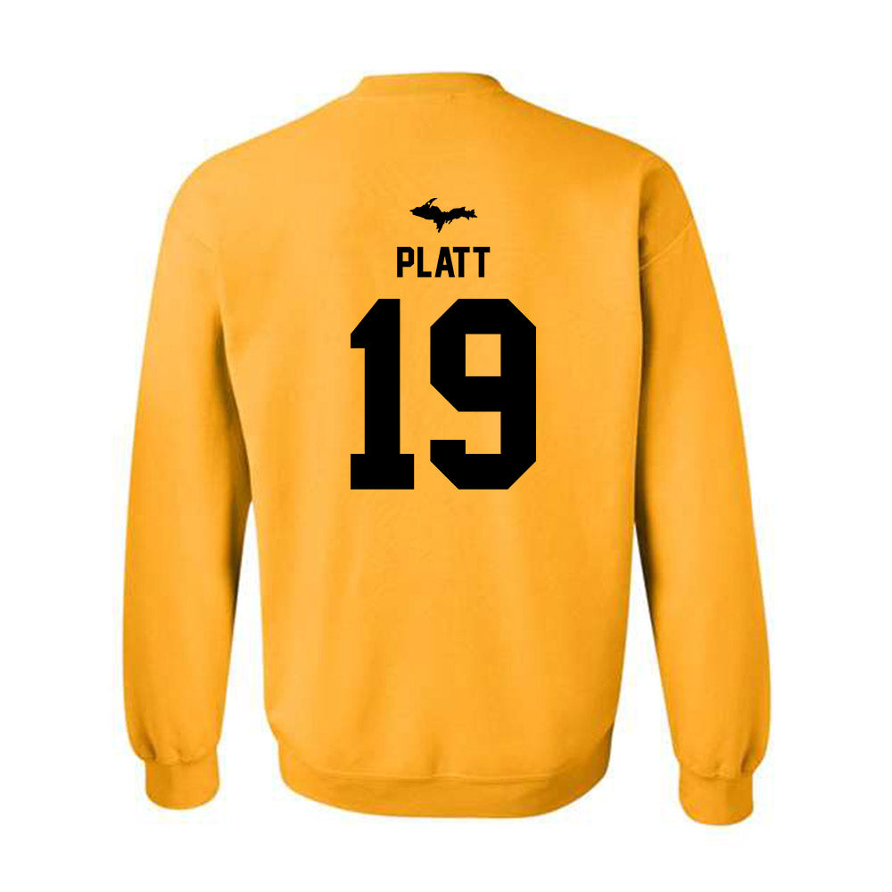 Michigan Tech - NCAA Women's Soccer : Kivrin Platt - Generic Shersey Crewneck Sweatshirt-1
