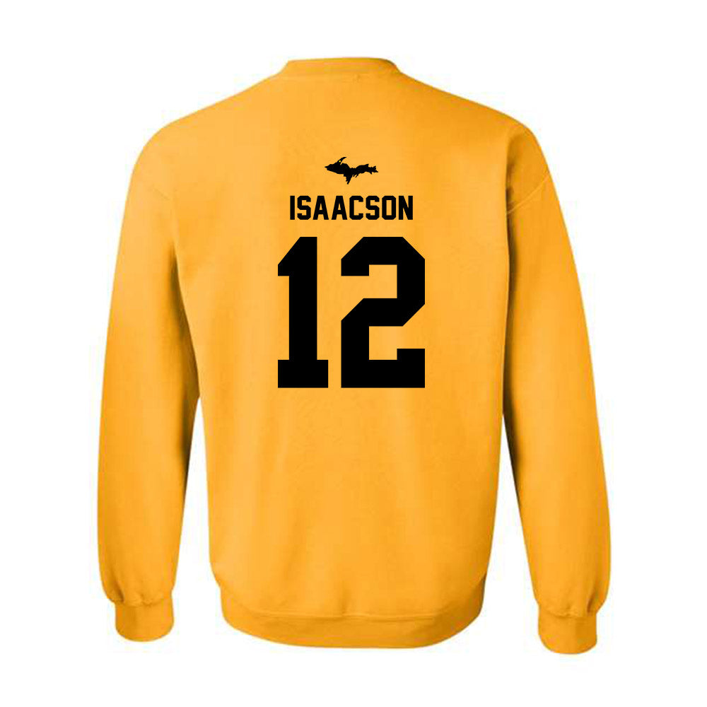 Michigan Tech - NCAA Football : Brady Isaacson - Generic Shersey Crewneck Sweatshirt