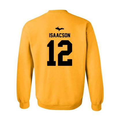 Michigan Tech - NCAA Football : Brady Isaacson - Generic Shersey Crewneck Sweatshirt