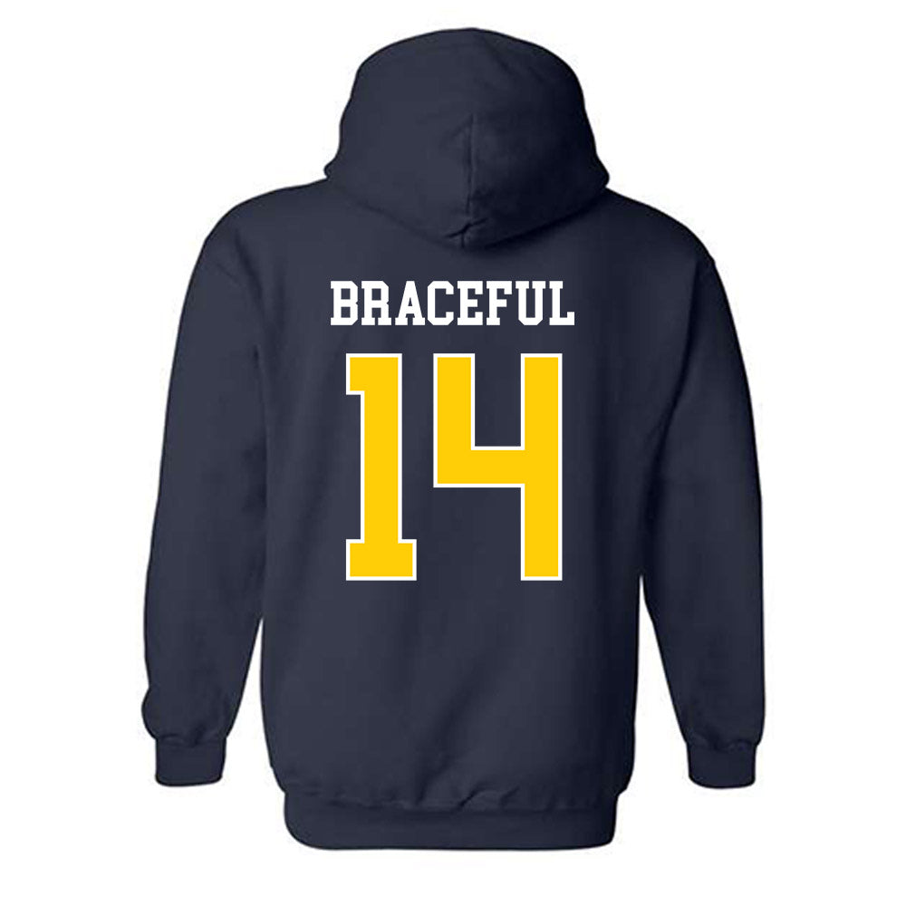 Toledo - NCAA Football : Tashi Braceful - Classic Shersey Hooded Sweatshirt-3
