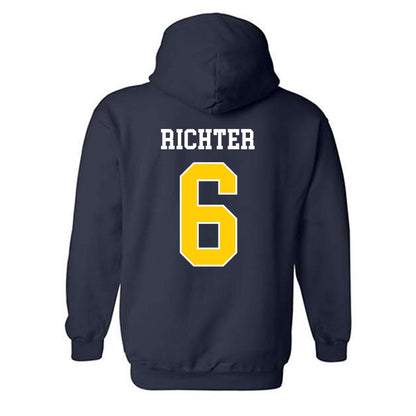 Toledo - NCAA Football : John Alan Richter - Classic Shersey Hooded Sweatshirt-3