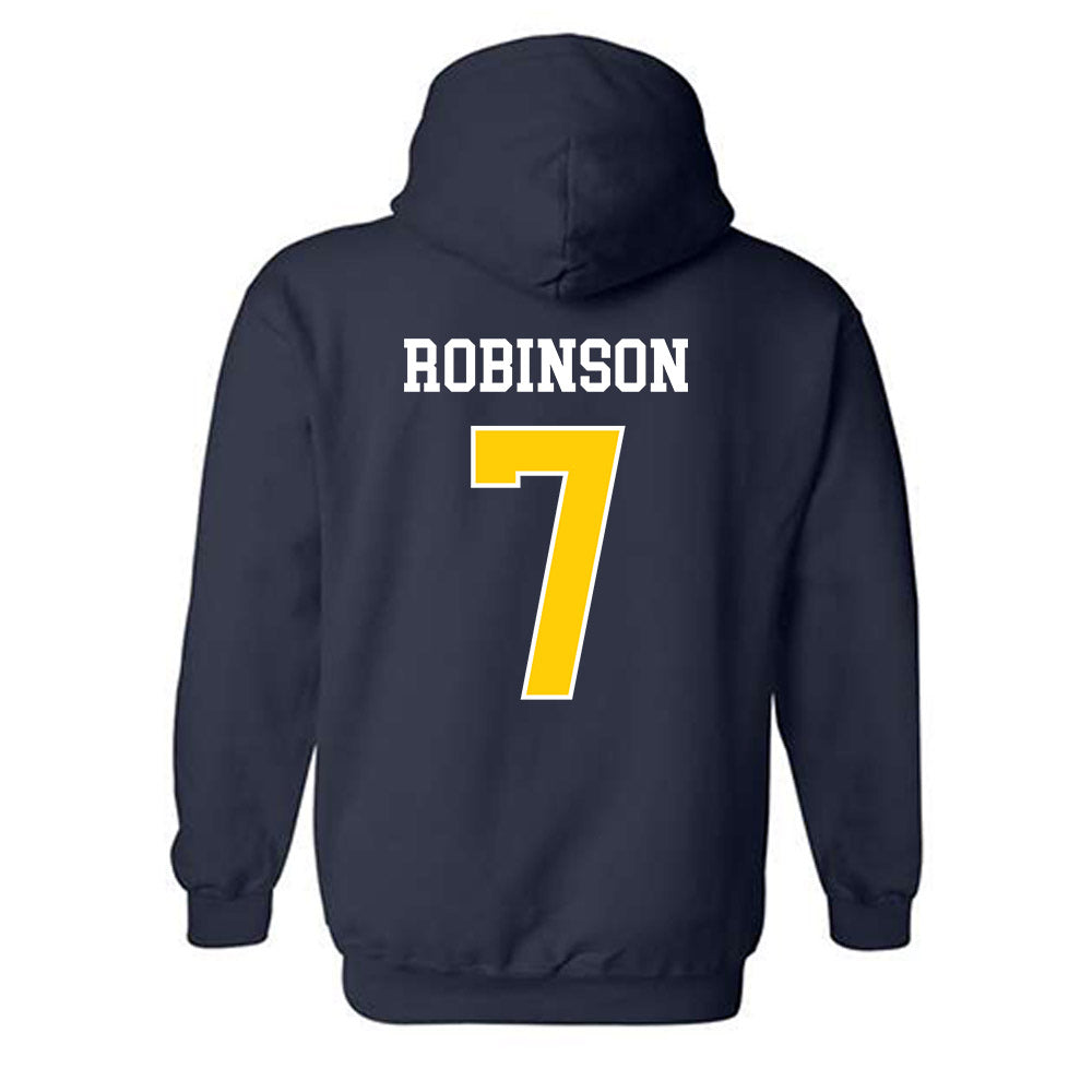 Toledo - NCAA Football : Khamoni Robinson - Classic Shersey Hooded Sweatshirt-3