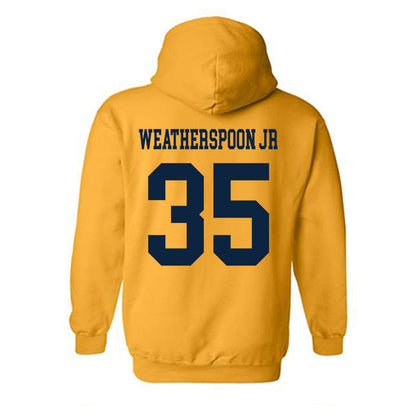 Toledo - NCAA Football : Bryant Weatherspoon jr - Classic Shersey Hooded Sweatshirt-1
