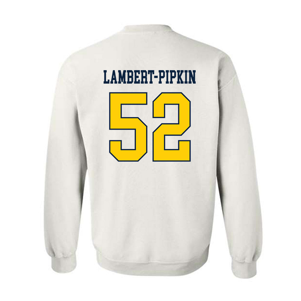 Toledo - NCAA Football : Lucas Lambert-Pipkin - Classic Shersey Crewneck Sweatshirt-1