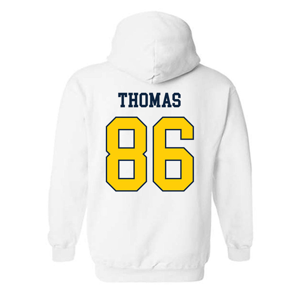 Toledo - NCAA Football : Donivon Thomas - Classic Shersey Hooded Sweatshirt-1