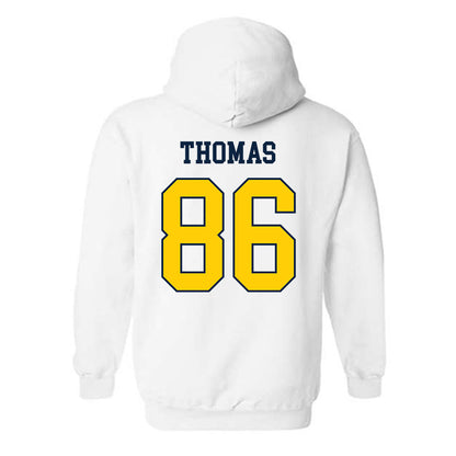 Toledo - NCAA Football : Donivon Thomas - Classic Shersey Hooded Sweatshirt-1