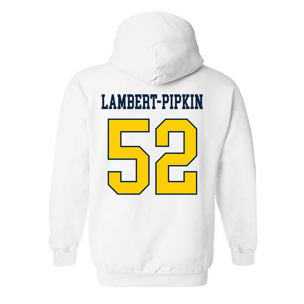 Toledo - NCAA Football : Lucas Lambert-Pipkin - Classic Shersey Hooded Sweatshirt-1