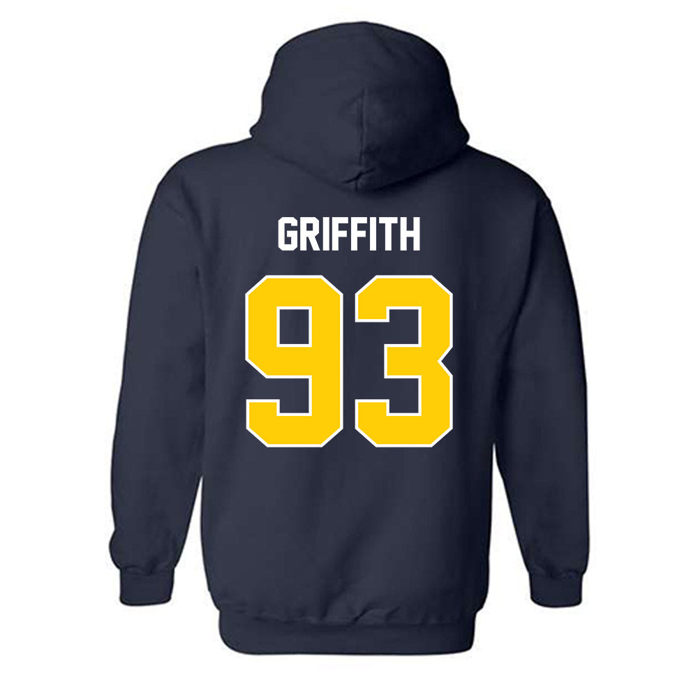 Toledo - NCAA Football : Reice Griffith - Classic Shersey Hooded Sweatshirt-1