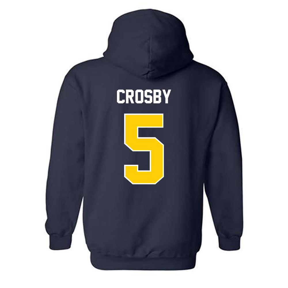 Toledo - NCAA Football : Terrell Crosby - Classic Shersey Hooded Sweatshirt-1