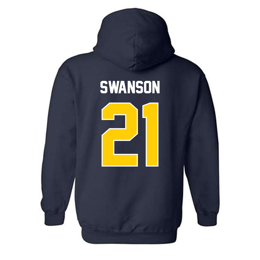 Toledo - NCAA Baseball : Deron Swanson - Classic Shersey Hooded Sweatshirt-1