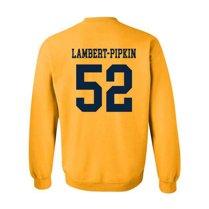 Toledo - NCAA Football : Lucas Lambert-Pipkin - Classic Shersey Crewneck Sweatshirt-1
