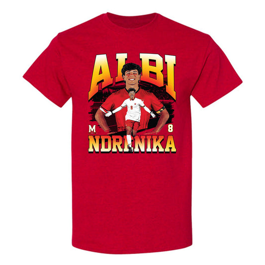 Maryland - NCAA Men's Soccer : Albi Ndrenika - T-Shirt Player Collage