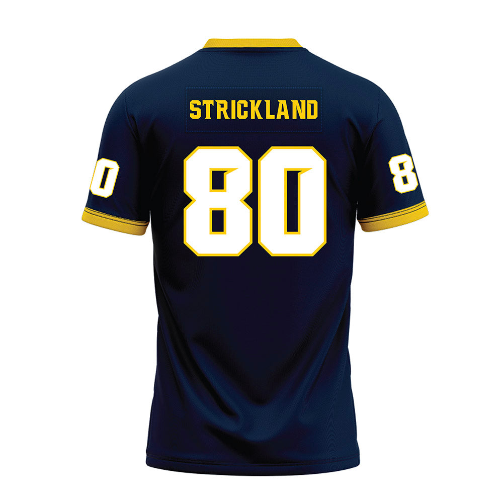Toledo - NCAA Football : Peyton Strickland - Blue Premium Football Jersey-1