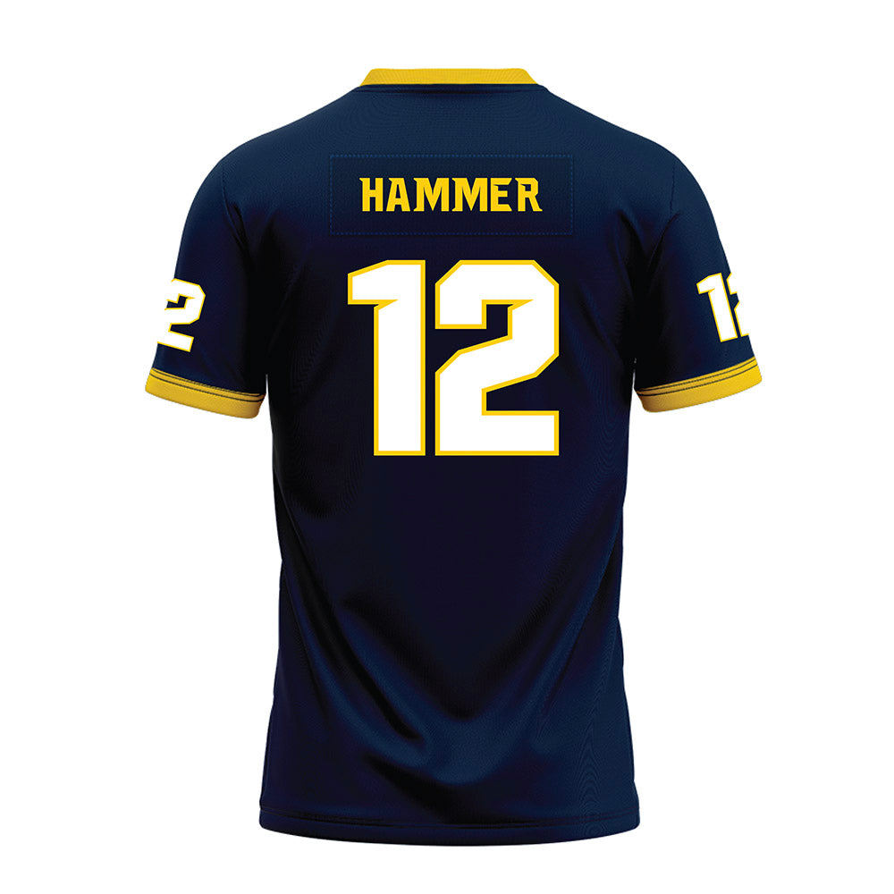 Toledo - NCAA Football : Bryson Hammer - Blue Premium Football Jersey-1