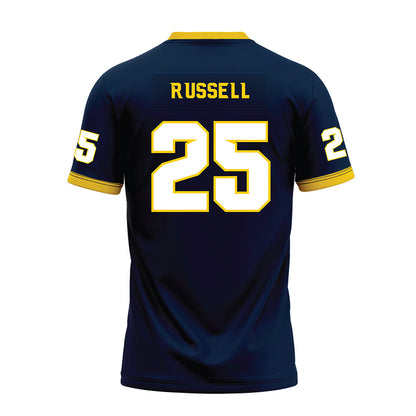 Toledo - NCAA Football : Tyrell Russell - Blue Premium Football Jersey-1