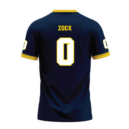 Toledo - NCAA Football : Andrew Zock - Blue Premium Football Jersey-1
