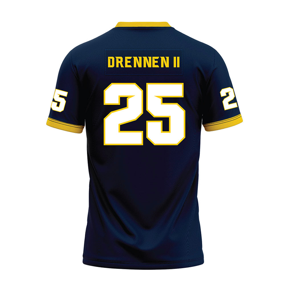 Toledo - NCAA Football : Mike Drennen II - Blue Premium Football Jersey-1